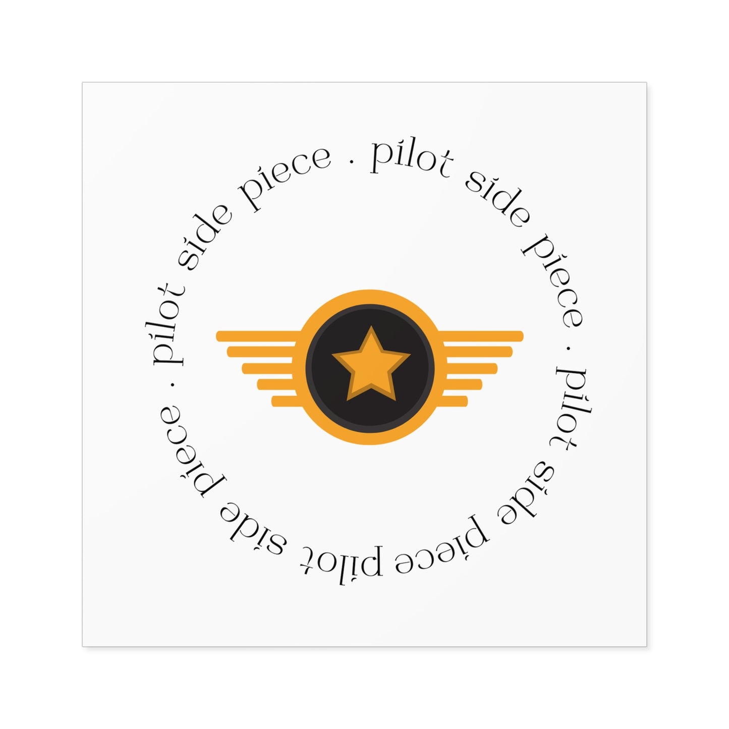 PILOT SIDE PIECE Sticker